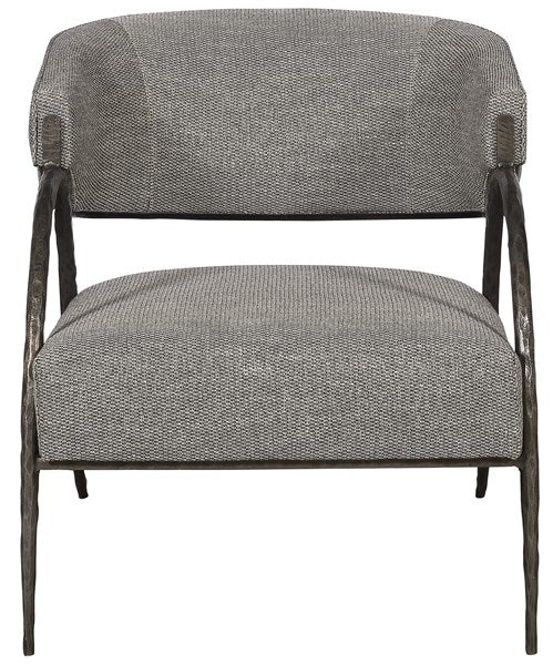 CHAIR METAL FRAME IN FARRAH FOG #72641