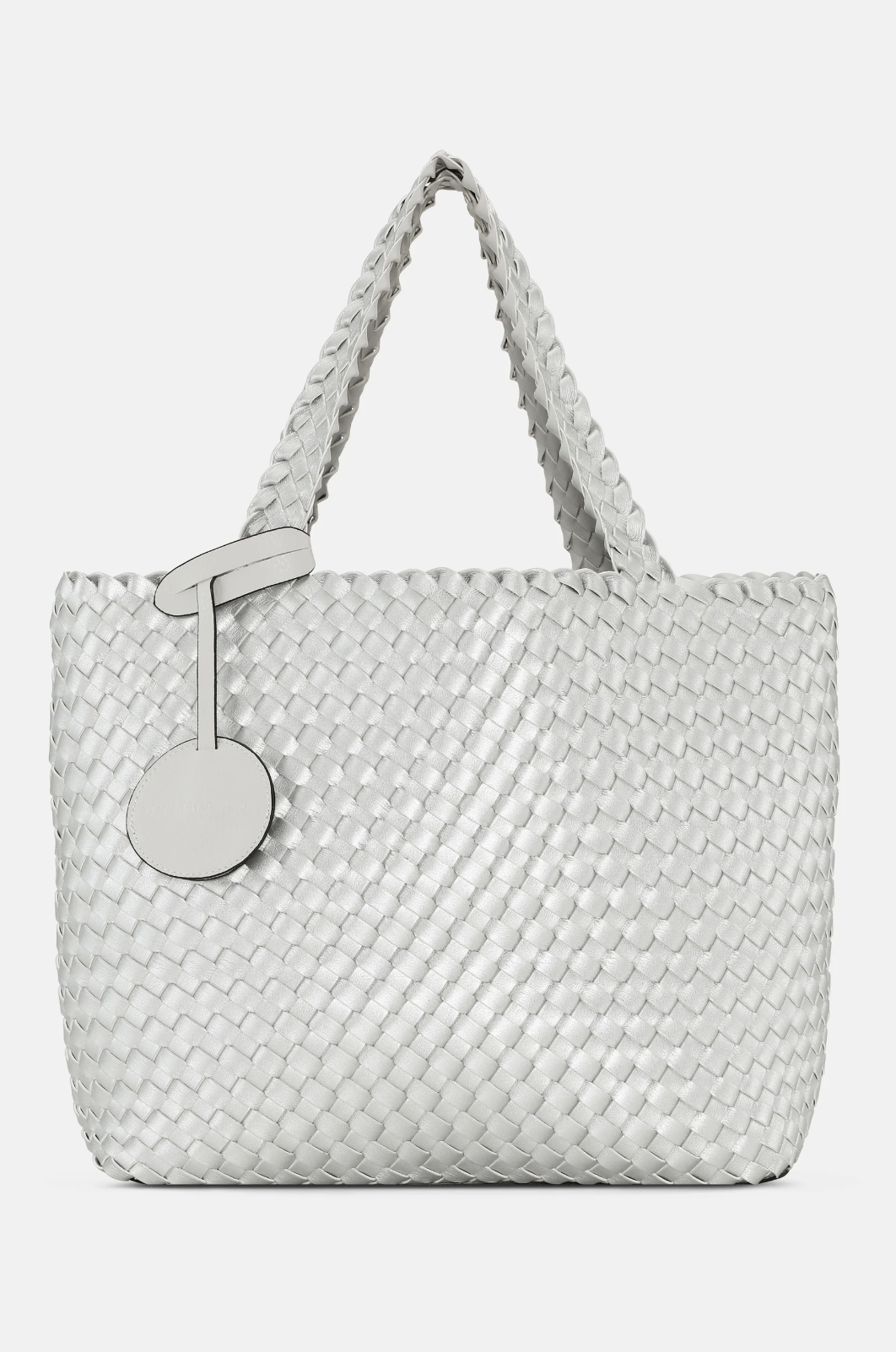 TOTE BAG MOONSTRUCK WHITE W/ SILVER #72678