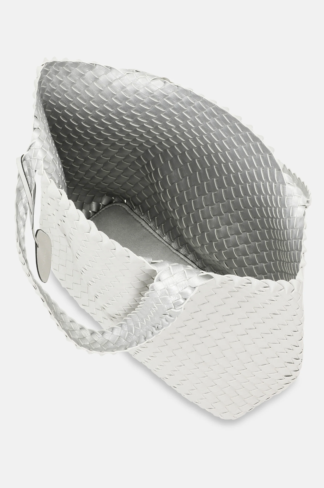 TOTE BAG MOONSTRUCK WHITE W/ SILVER #72678