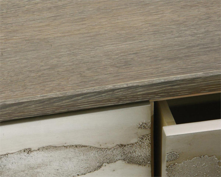 SIDEBOARD 2 COLUMNS 6-DRAWER WHITE OAK #72779