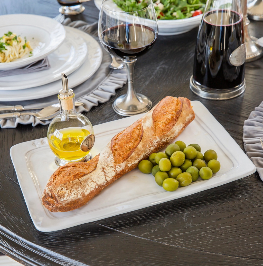 PLATTER RECTANGULAR WHITE #72822