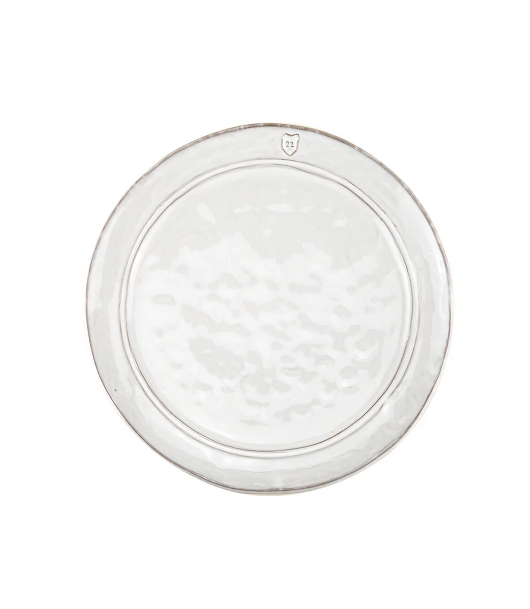 PLATE WHITE FLORENCE