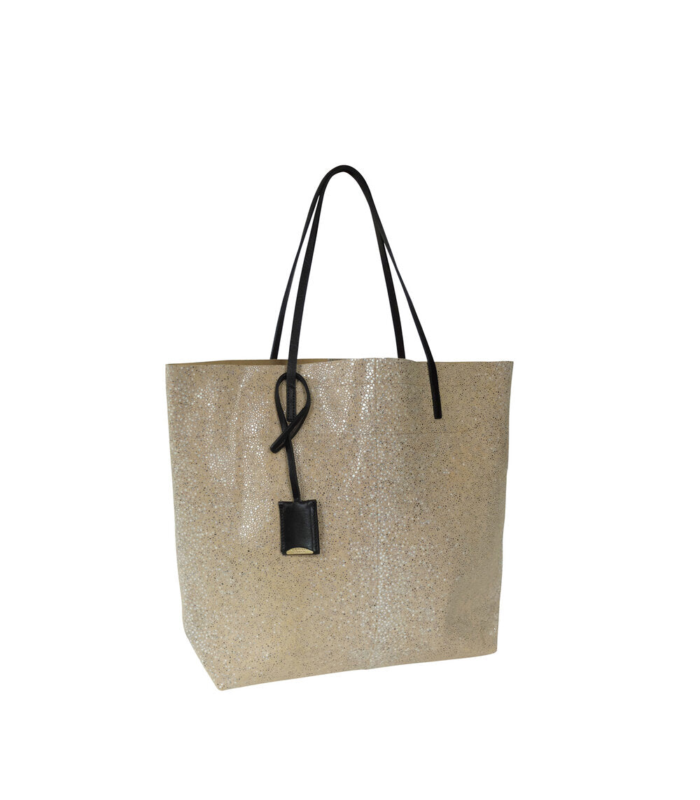 LINDE GALLERY TOTE GALUCHAT PRINTED SUEDE - MEDIUM (Available in 6 Colors)