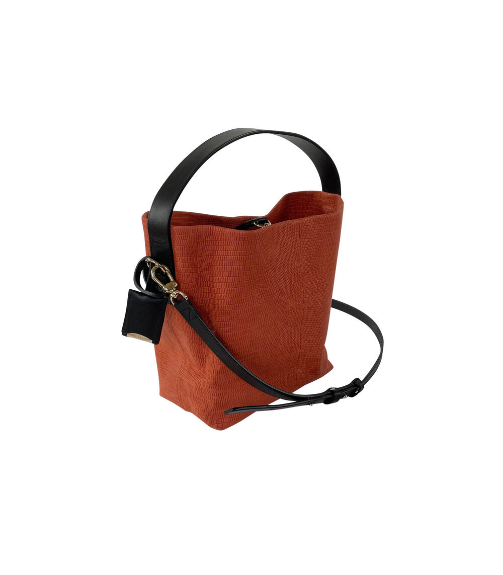 LINDE GALLERY BAG HOBO LEZARD - SMALL (Available in 2 Colors)