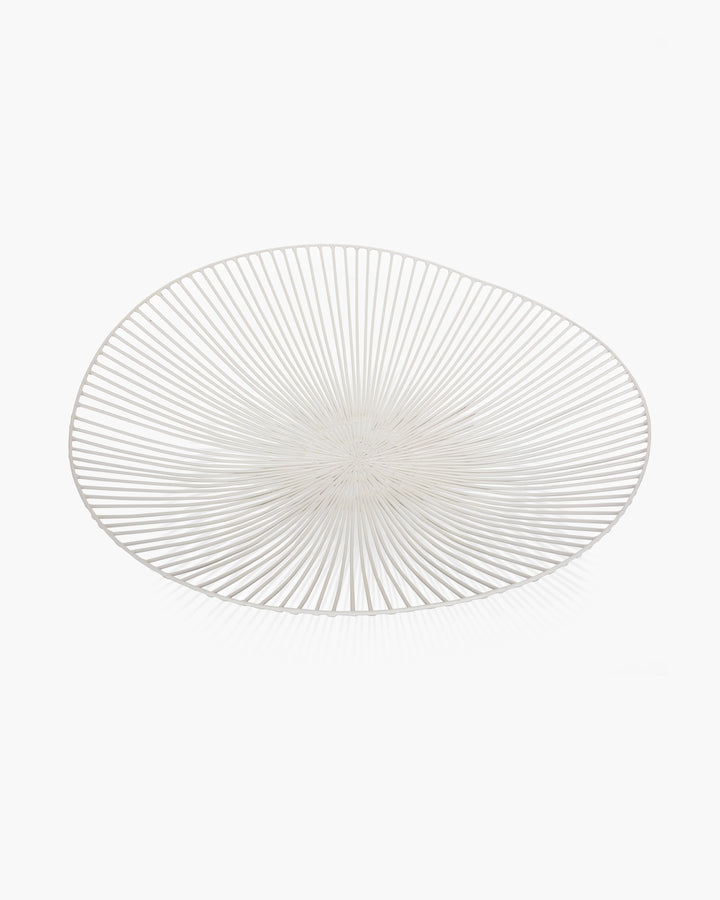 BOWL FLAT WHITE WIRE #73026