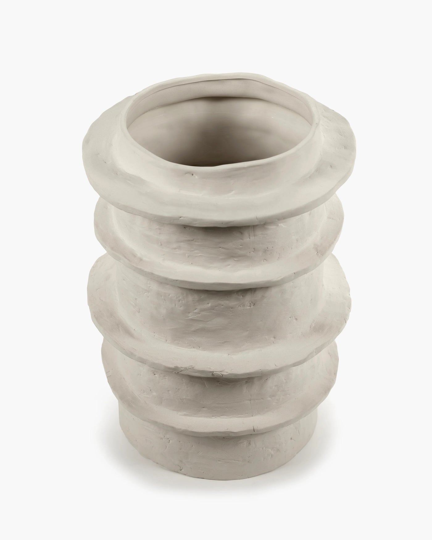 FLOWER POT BEIGE MOLLY (Available in 2 Sizes)