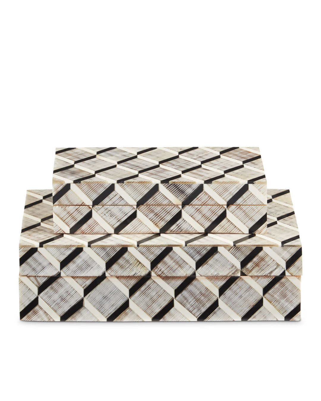 BOX CHISEL HORN BLACK/WHITE/NATURAL