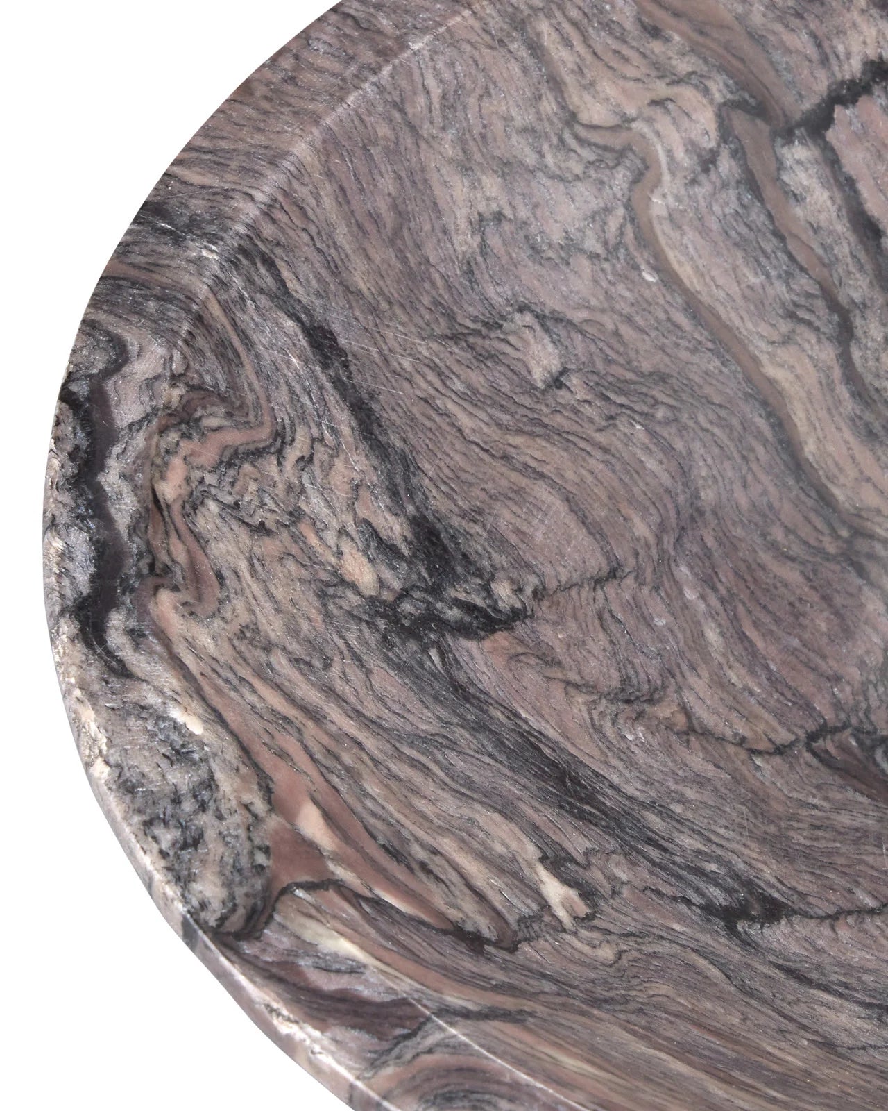 BOWL PEDESTAL BRECCIA MARBLE SMALL