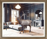 ART ELK IN THE ROOM