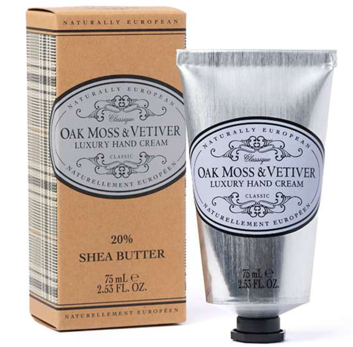 NATURALLY EUROPEAN HAND CREAM OAK MOSS & VETIVER