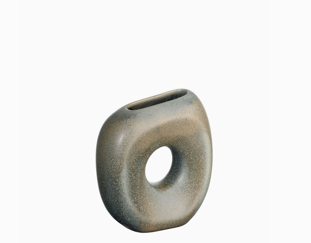 VASE STONEWARE WITH HOLE URBAN