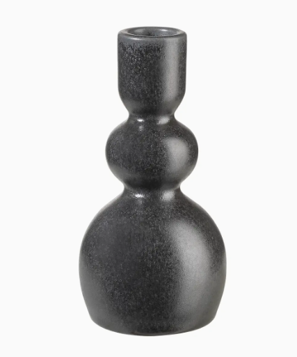 CANDLE HOLDER BLACK IRON LARGE #73225