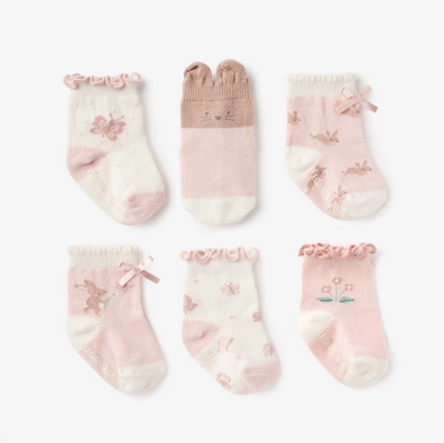 SOCKS BABY GARDEN PICNIC SET OF 6