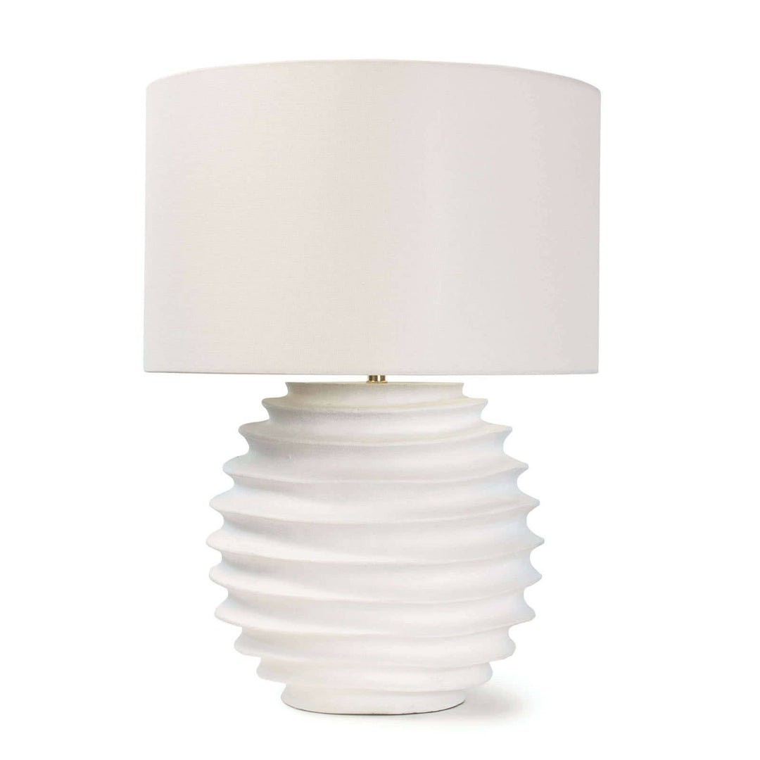 TABLE LAMP ACCORDION-LIKE BASE WHITE #73341