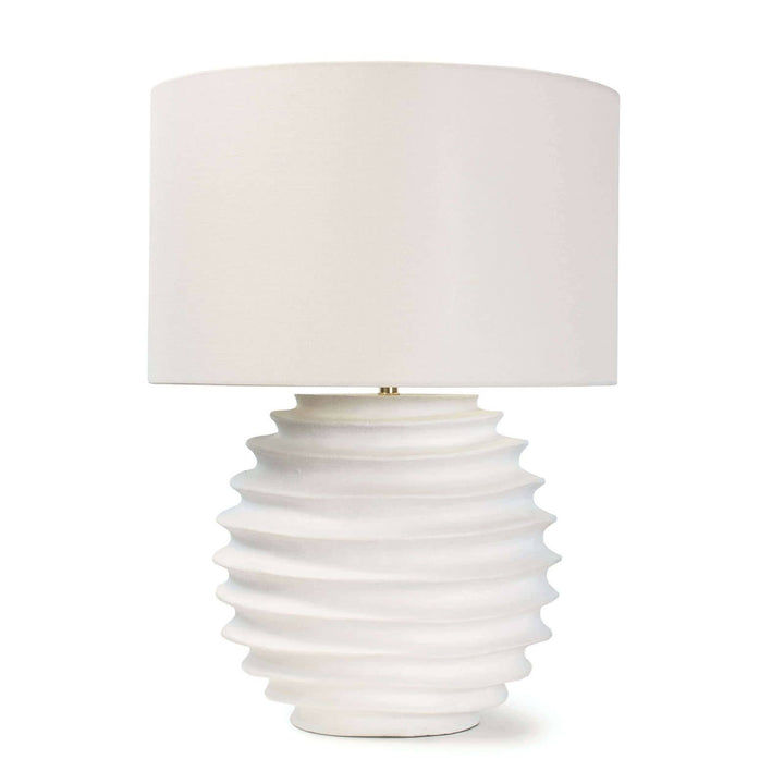 TABLE LAMP ACCORDION-LIKE BASE WHITE #73341