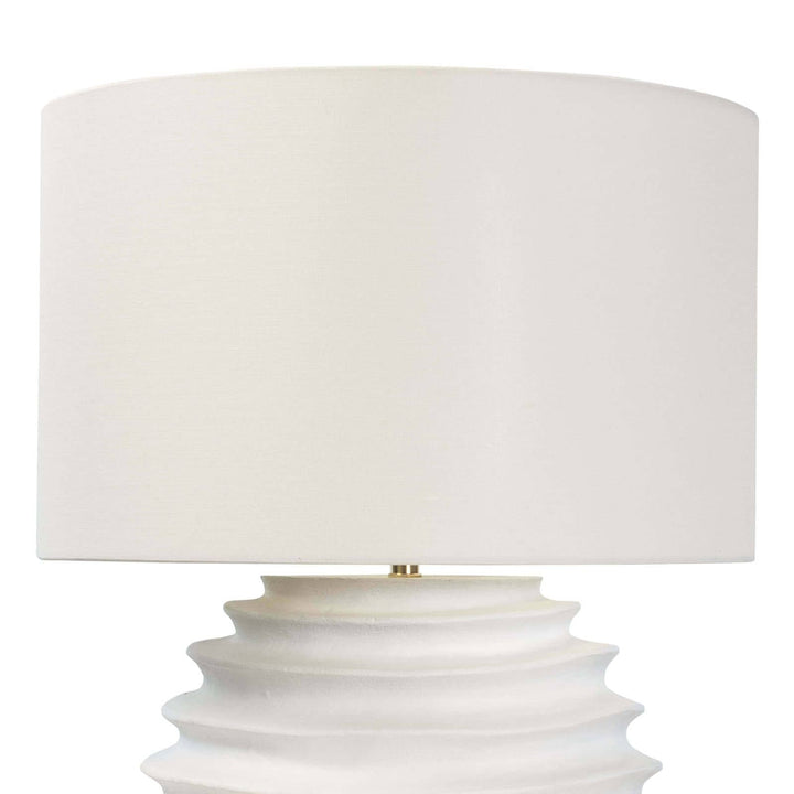 TABLE LAMP ACCORDION-LIKE BASE WHITE #73341
