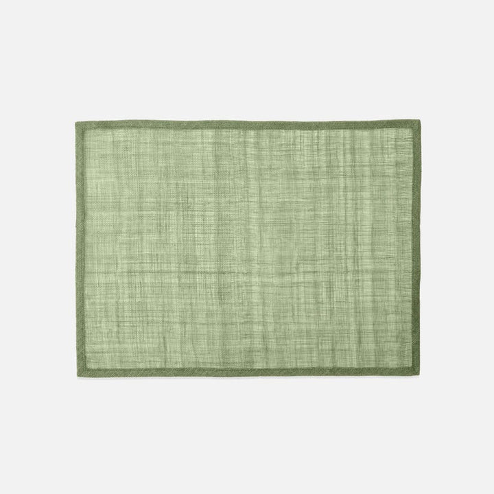 PLACEMAT GREEN QUARTZ ABACA