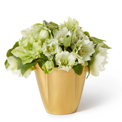 VASE GILDED CLOVER SMALL #73475