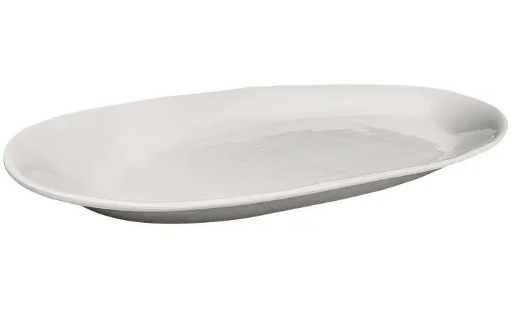 PLATTER OVAL CREAM LARGE