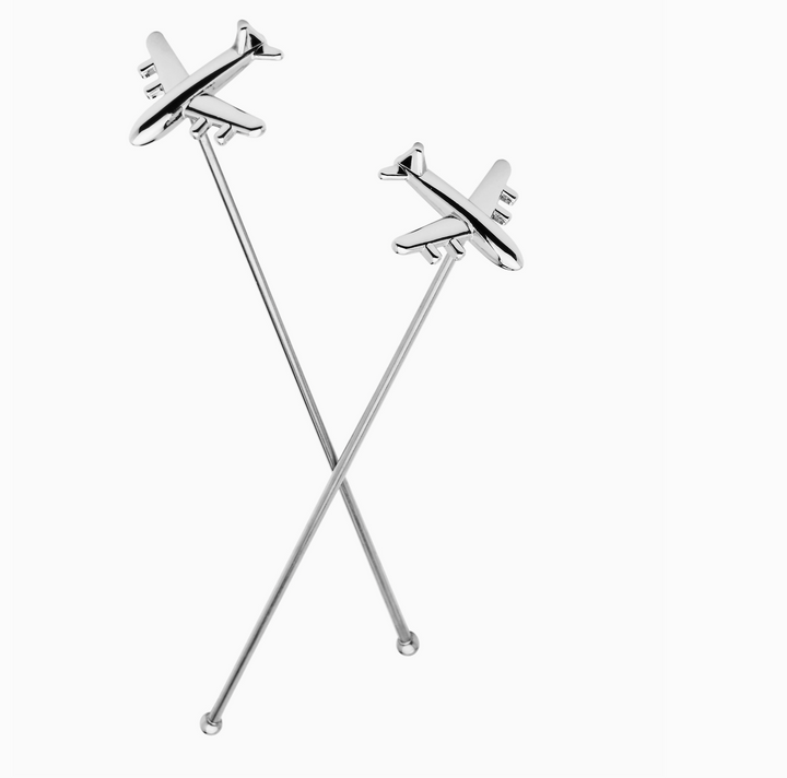 STIRRER AIRPLANE - SET OF 2 #73658
