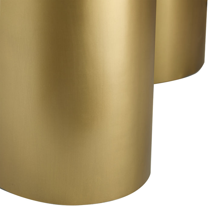 COFFEE TABLE ANTIQUE BRASS #73833