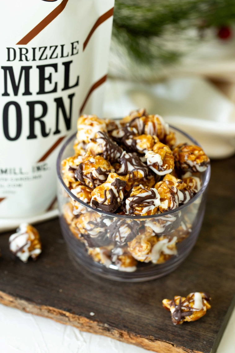 POPCORN CHOCOLATE DRIZZLE CARAMEL 9oz