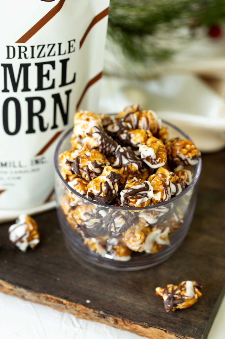 POPCORN CHOCOLATE DRIZZLE CARAMEL 9oz