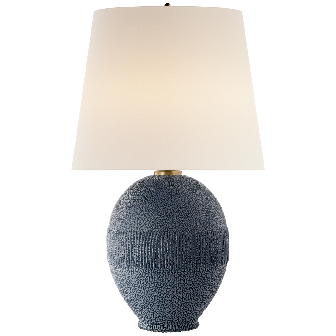 TABLE LAMP BEADED BLUE #73939