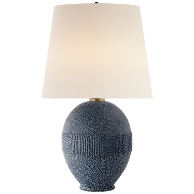 TABLE LAMP BEADED BLUE