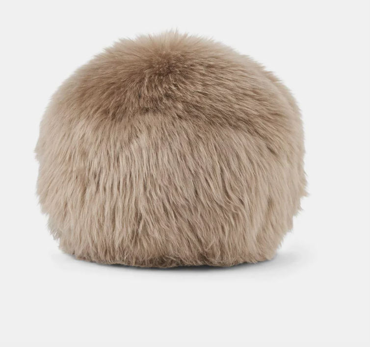 PILLOW ROUND LONG WOOL