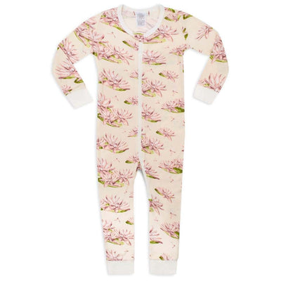 MILKBARN PAJAMA ZIPPER WATER LILY (Available in 2 Sizes)