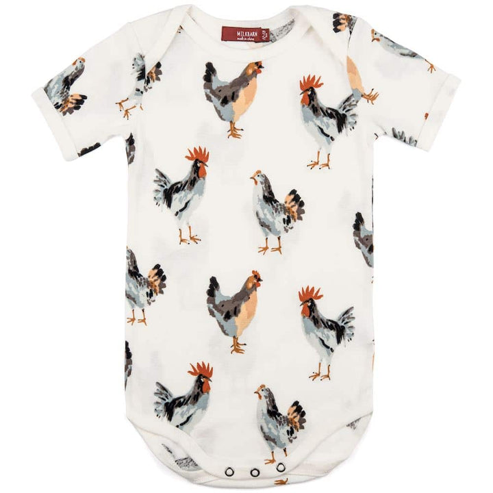 ONE PIECE SHORT SLEEVE CHICKEN