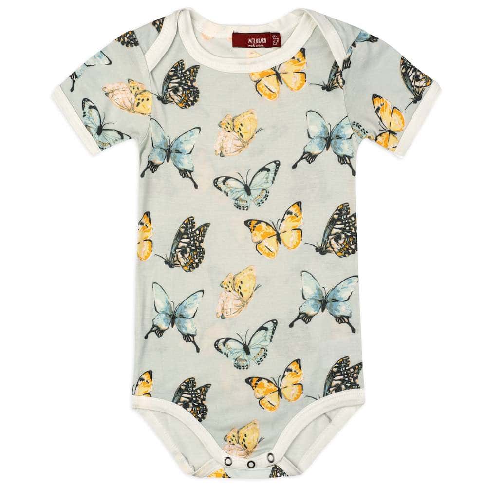 MILKBARN ONE PIECE SHORT SLEEVE BUTTERFLY (Available in 3 Sizes)