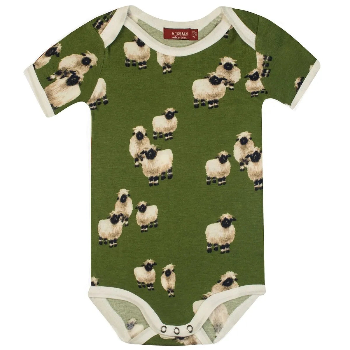 MILKBARN ONE PIECE SHORT SLEEVE VALAIS SHEEP