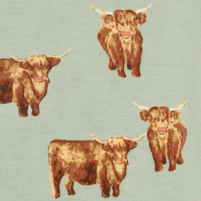 MILKBARN ONE PIECE LONG SLEEVE HIGHLAND COW