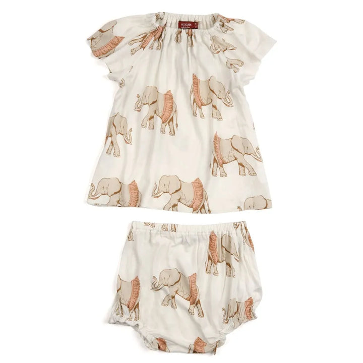 DRESS & BLOOMER SET TUTU ELEPHANT