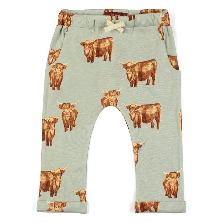 JOGGER PANTS HIGHLAND COW