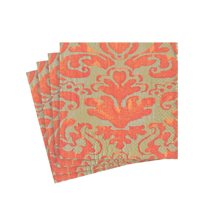NAPKIN COCKTAIL PAPER PALAZZO CORAL