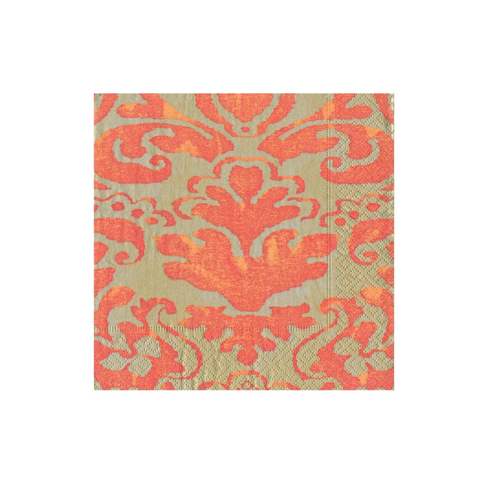 NAPKIN COCKTAIL PAPER PALAZZO CORAL