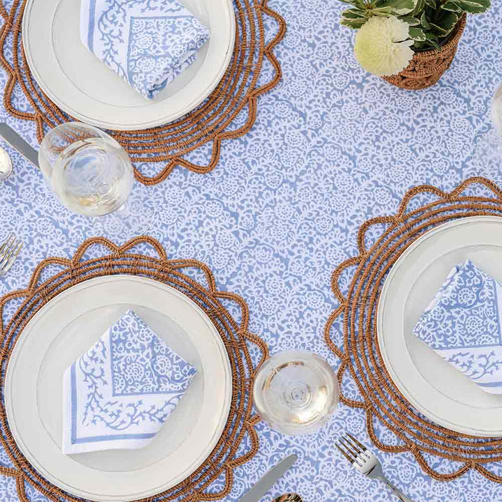 NAPKIN TAPESTRY BLUE