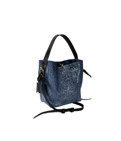 LINDE GALLERY BAG HOBO LEZARD SUEDE - SMALL (Available in 3 Colors)