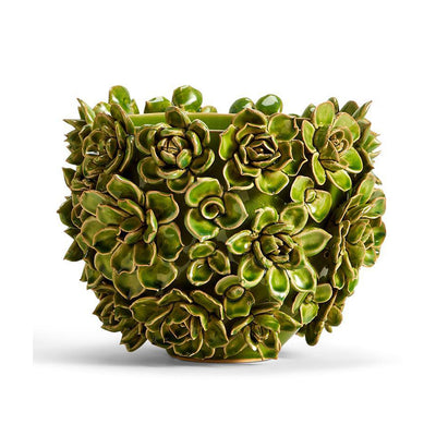 VASE GREEN SUCCULENTS (Available in 2 Sizes)