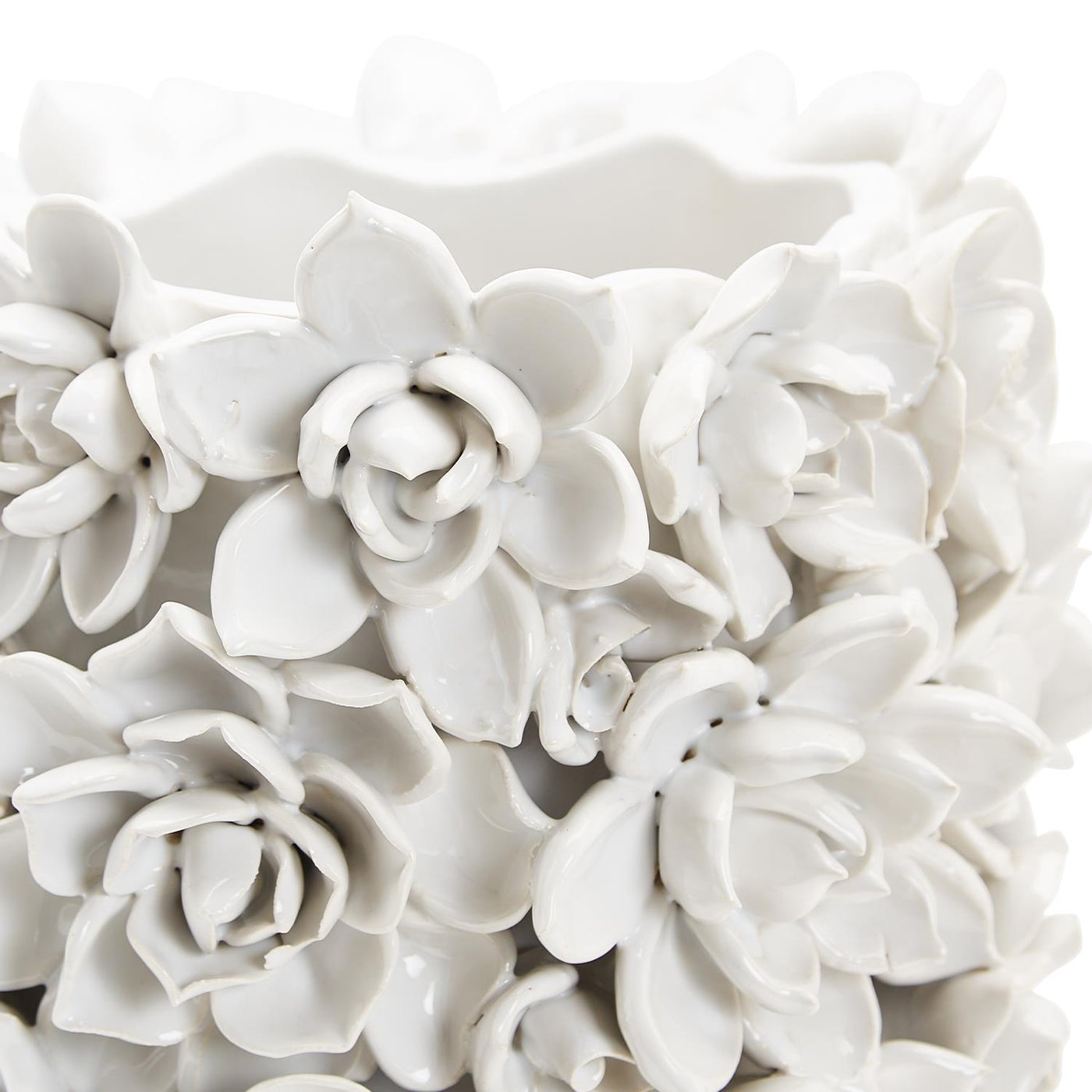 VASE WHITE SUCCULENTS (Available in 2 Sizes)