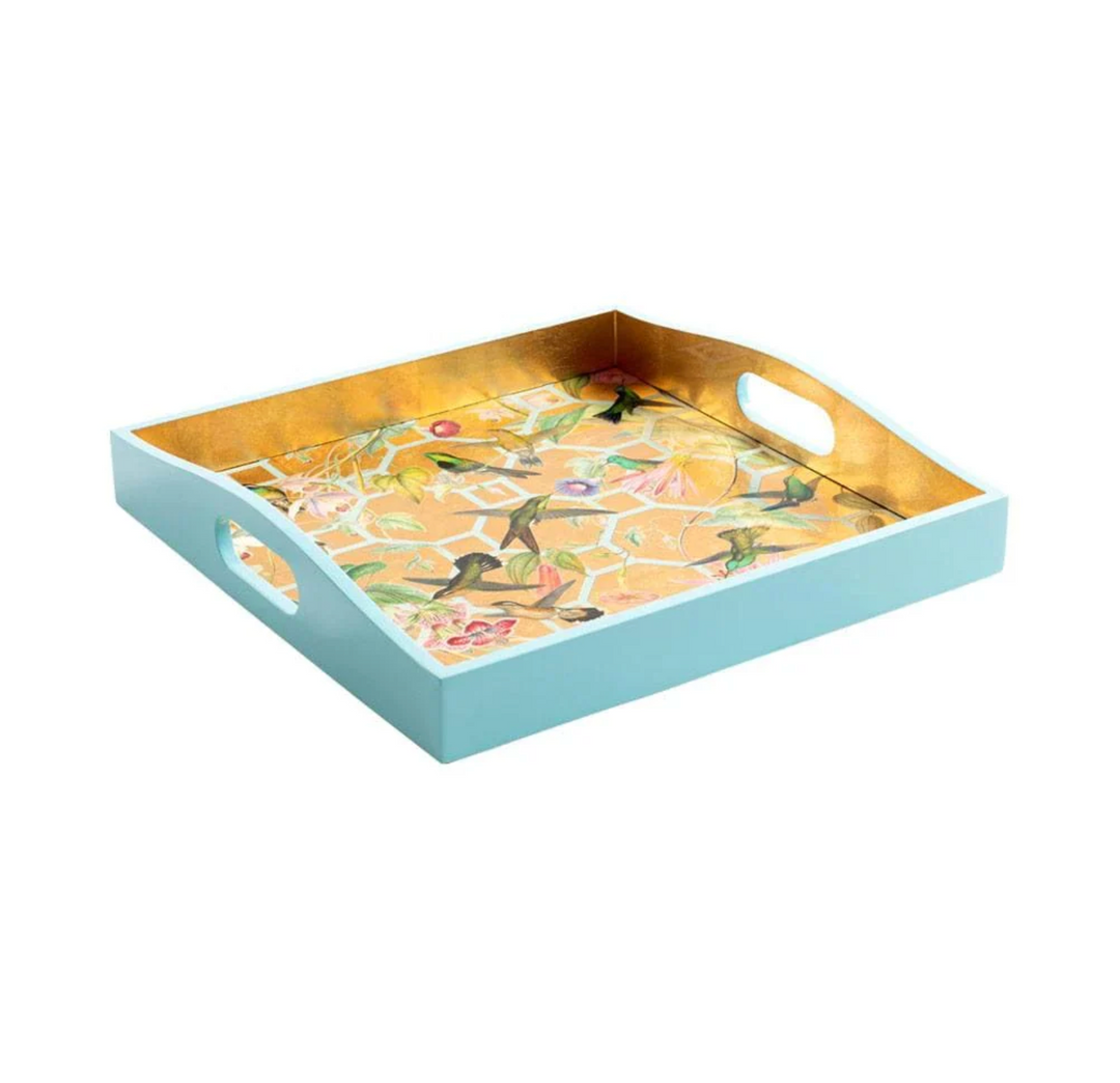 TRAY HUMMINGBIRD LACQUER