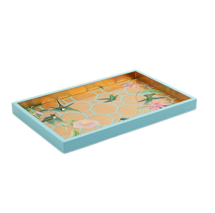 TRAY HUMMINGBIRD LACQUER