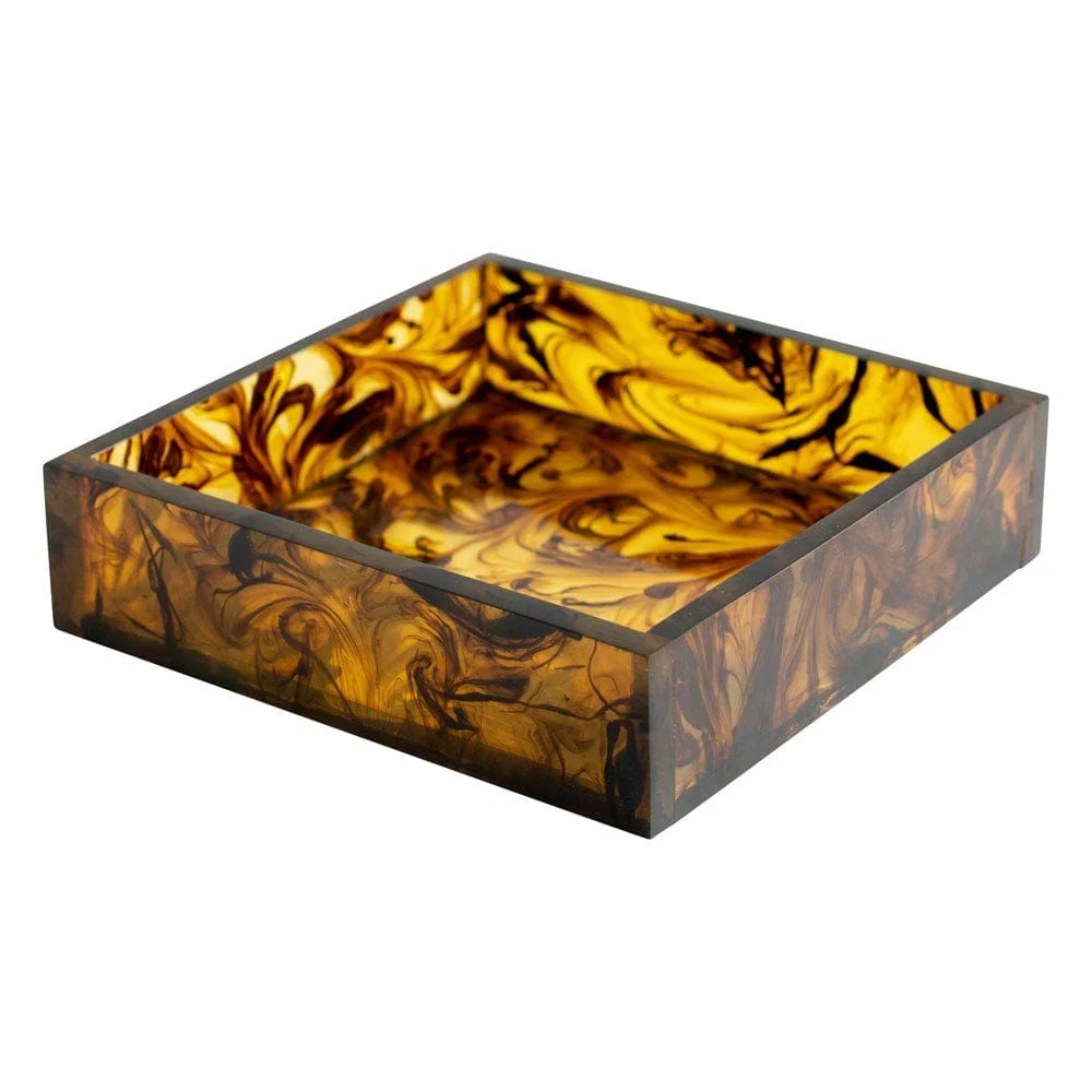 NAPKIN HOLDER ACRYLIC LUNCHEON TORTOISESHELL