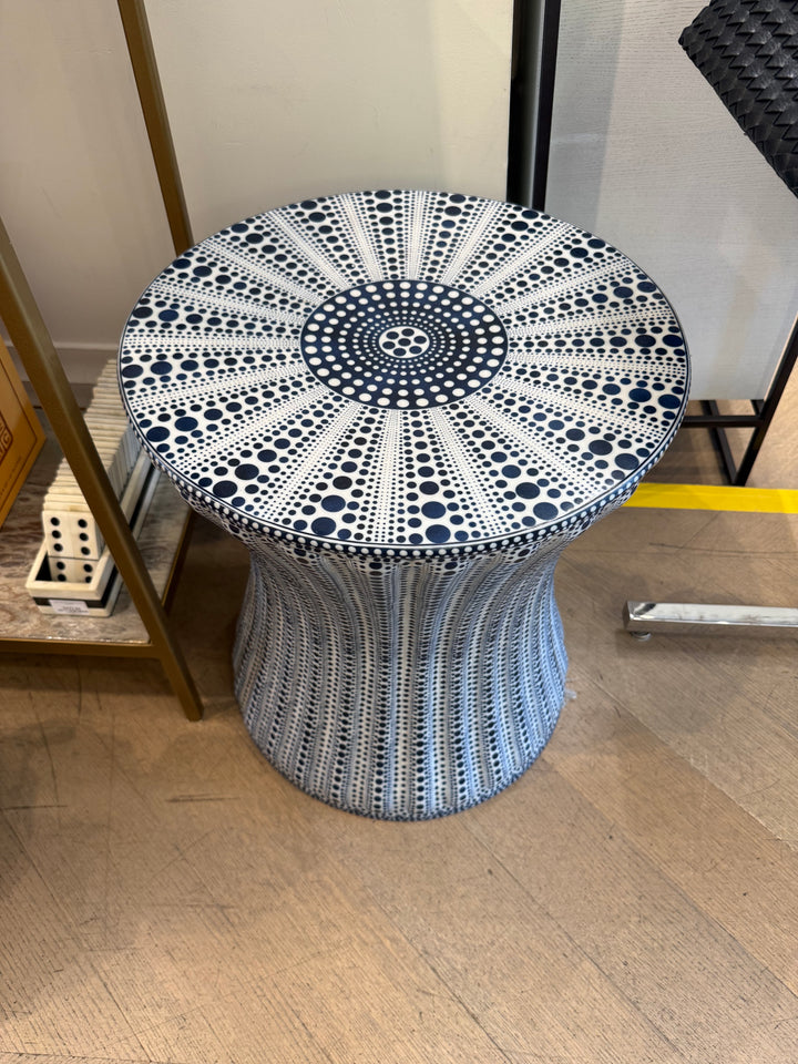 TABLE BLUE PORCELAIN CONCAVE SM #74344