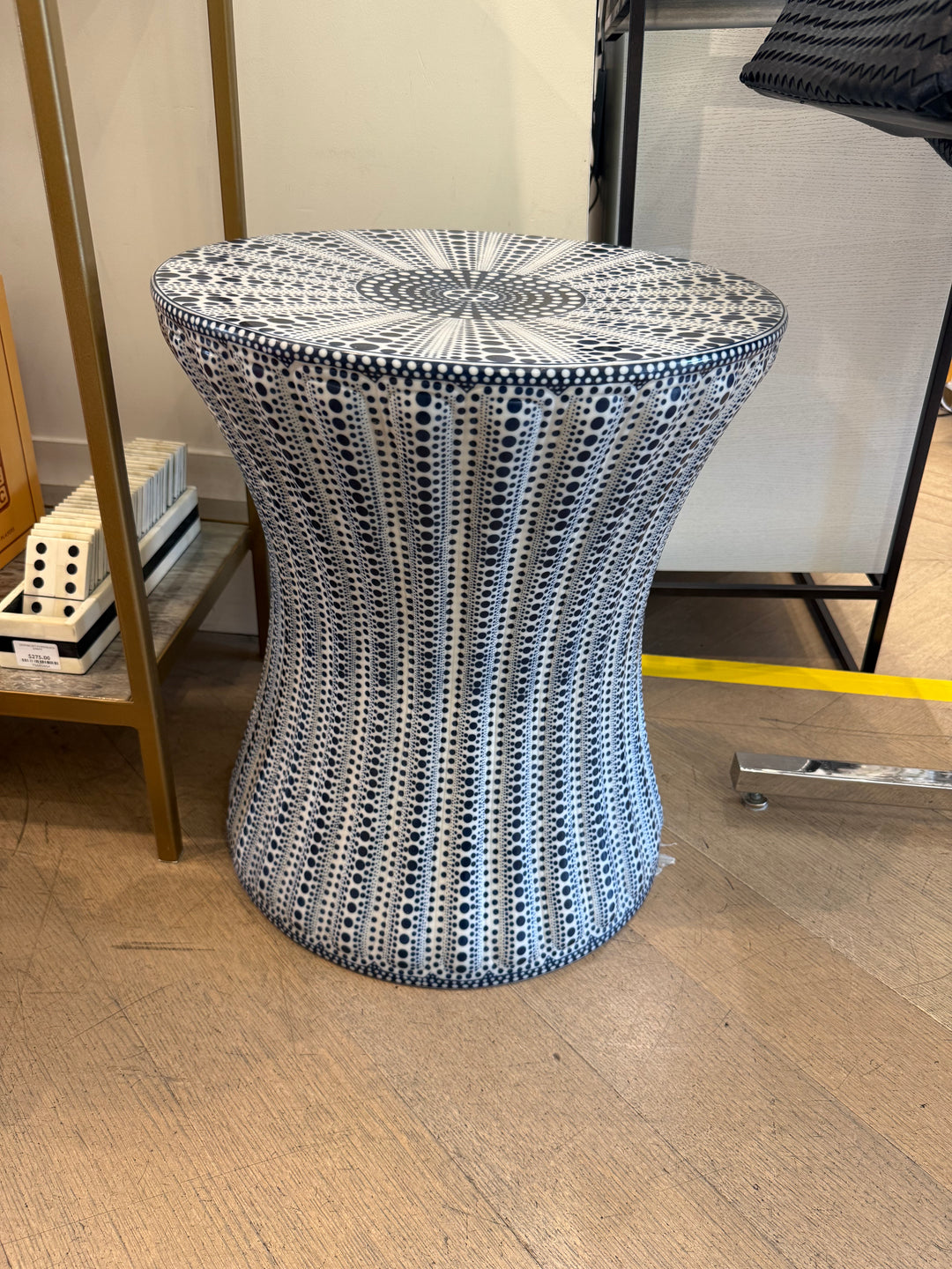 TABLE BLUE PORCELAIN CONCAVE SM #74344