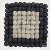TRIVET POM POM CHARCOAL OFF BROWN