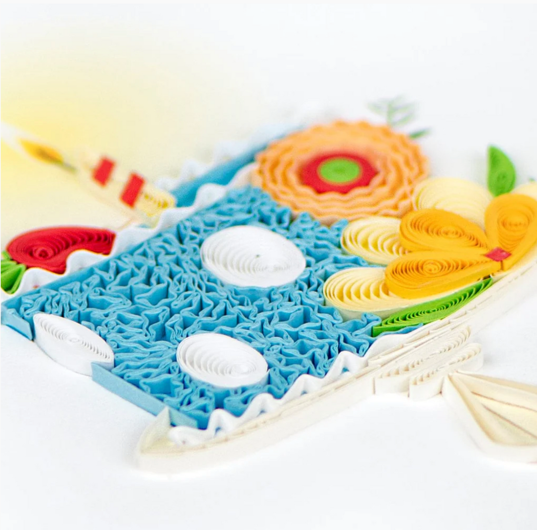 BIRTHDAY GREETING CARD "WHIMSICAL BIRTHDAY CAKE" #74501